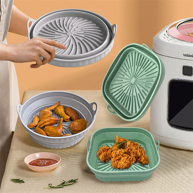 🔥 2024 NEW 🔥 AIR FRYER SILICONE BAKING TRAY 🍟 ( LAST DAY SALE 34% OFF )