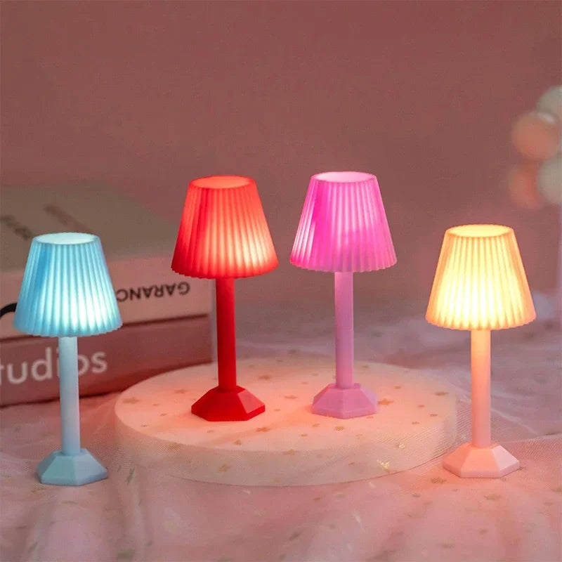 Dollhouse Miniature LED Night Lamp & Floor Light