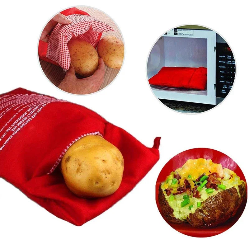 Microwave Potato Cooker Bag for Quick Baked Potatoes