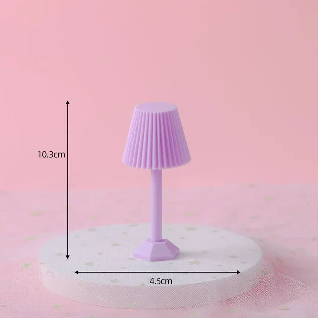 Dollhouse Miniature LED Night Lamp & Floor Light