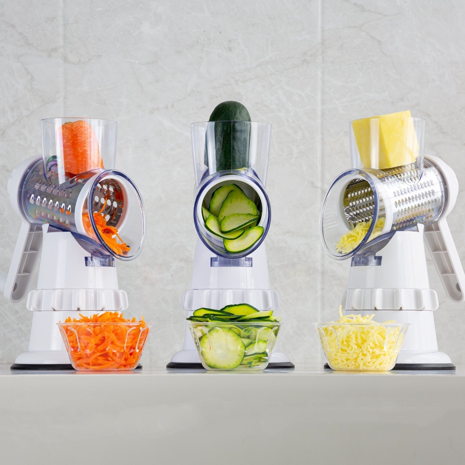 3 In 1 Vegetable Slicer Manual Kitchen Accessories Grater For Vegetable