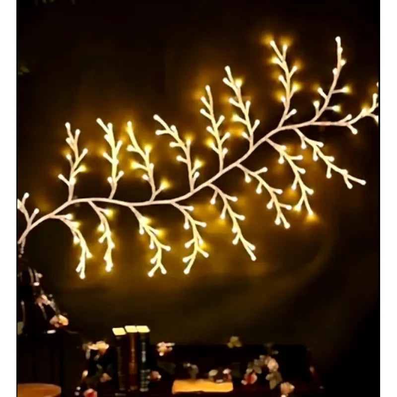 Vines With Lights Christmas Garland Light Flexible DIY Willow Vine Branch LED Light For Room Wall Wedding Party Decor