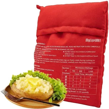 Microwave Potato Cooker Bag for Quick Baked Potatoes